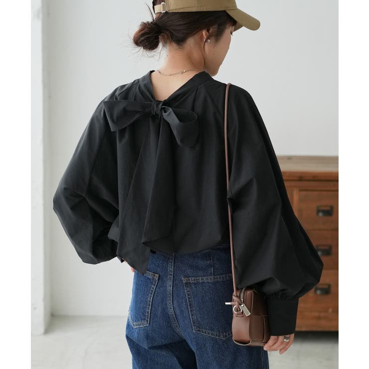 【Discoat】ブロード2WAYボウタイブラウス | PAL GROUP OUTLET | 詳細画像21 
