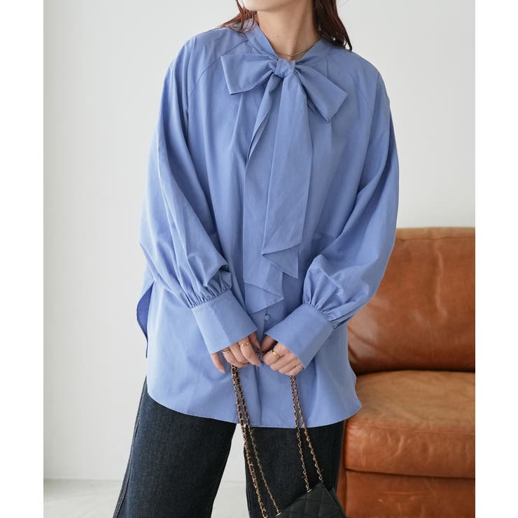 【Discoat】ブロード2WAYボウタイブラウス | PAL GROUP OUTLET | 詳細画像33 