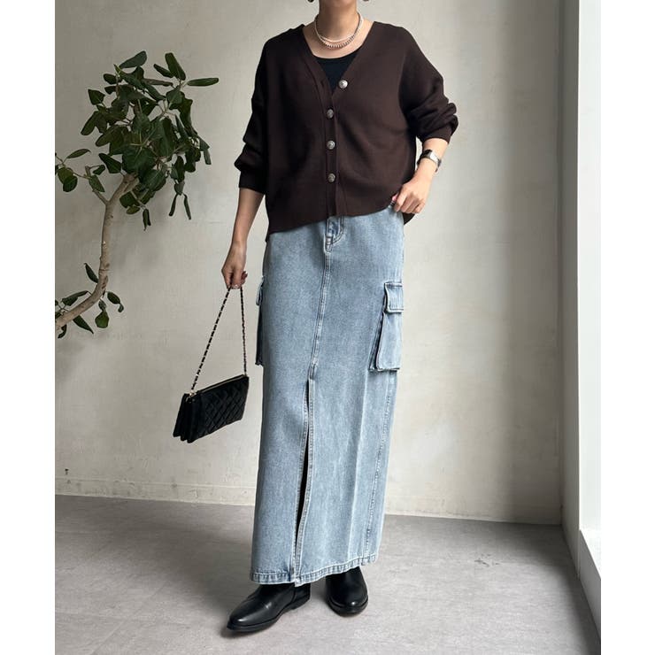 DouDou】メタルボタンVカーディガン[品番：PALW0002640]｜PAL  