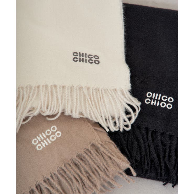 Chico】N刺繍入り無地ストール[品番：PALW0002745]｜PAL GROUP  OUTLET（パルグループアウトレット）のレディースファッション通販｜SHOPLIST（ショップリスト）