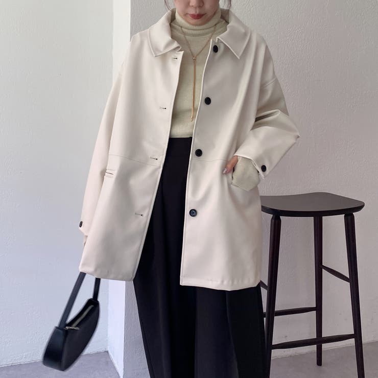 CAPRICIEUX LE'MAGE】エコレザーJK[品番：PALW0002752]｜PAL