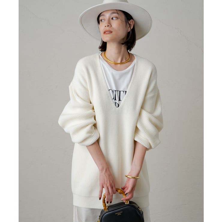 Loungedress】深VチュニックKN[品番：PALW0002832]｜PAL GROUP OUTLET