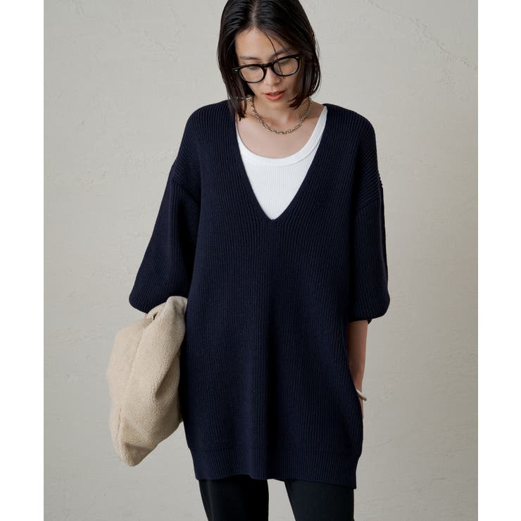Loungedress】深VチュニックKN[品番：PALW0002832]｜PAL GROUP OUTLET 