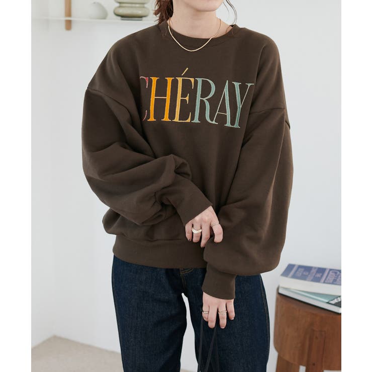 Discoat】グラデロゴ刺繍ショートスウェット[品番：PALW0002856]｜PAL GROUP  OUTLET（パルグループアウトレット）のレディースファッション通販｜SHOPLIST（ショップリスト）