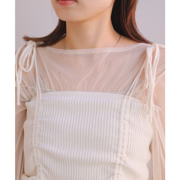 Kastane】Thank Mat'l ニットビスチェ[品番：PALW0002874]｜PAL