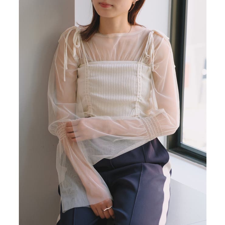 Kastane】Thank Mat'l ニットビスチェ[品番：PALW0002874]｜PAL