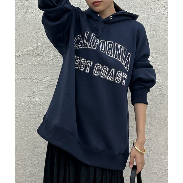 ファッション通販 安い Loungedress】ロゴフーディー[品番：PALW0002893]｜PAL GROUP トップス
