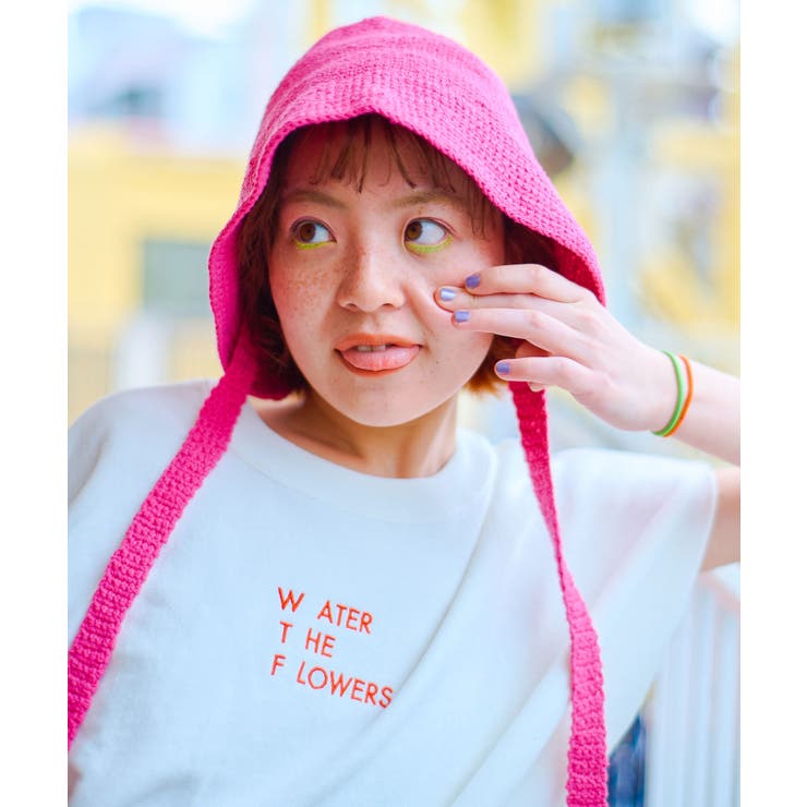 Kastane】Yuri Hanamori コラボ スウェットTee[品番：PALW0002926 