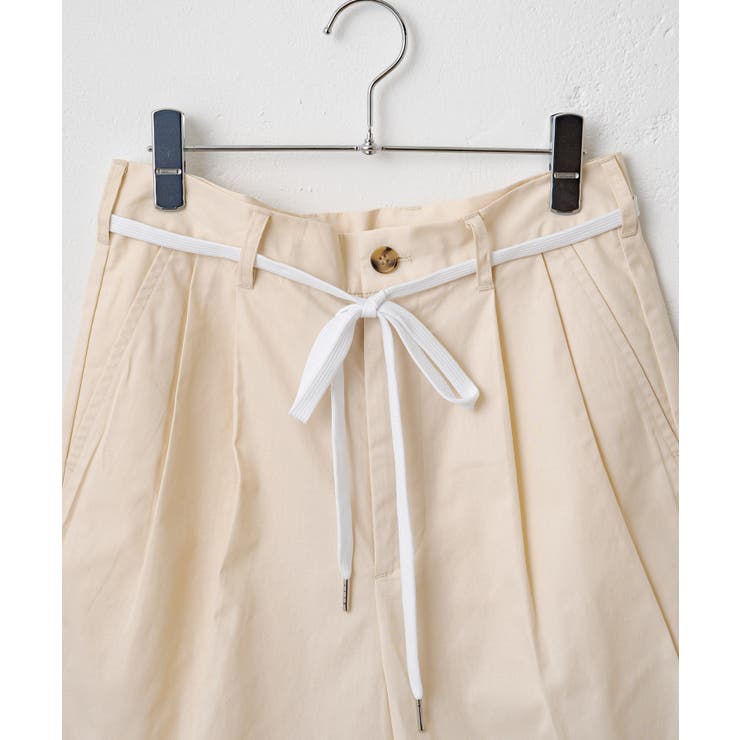 Kastane】COTTON TWILL TUCK SHORTS[品番：PALW0002958]｜PAL GROUP