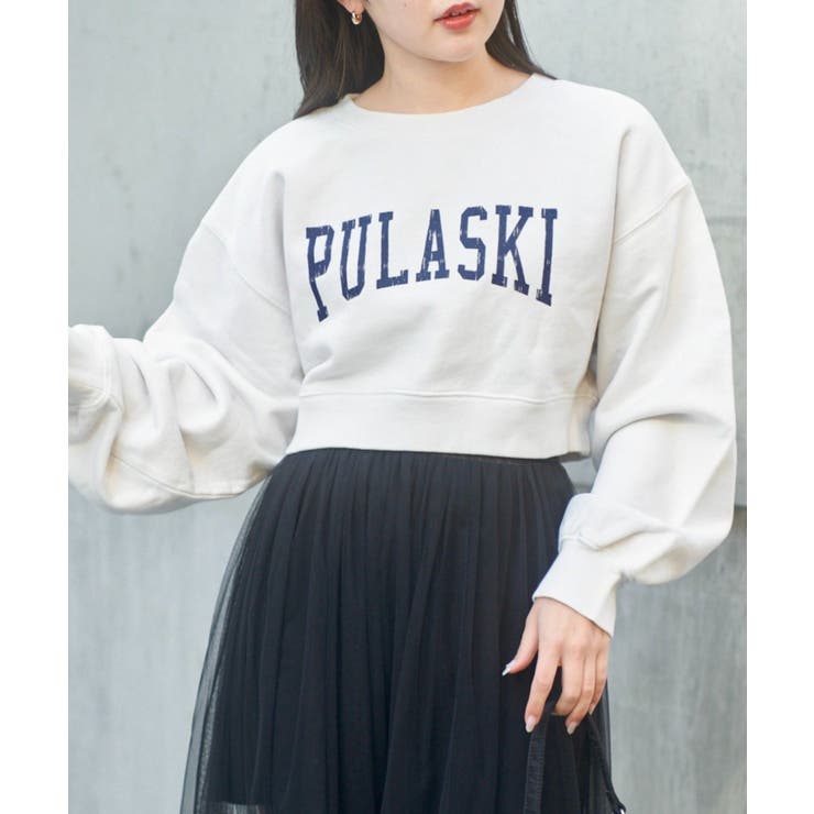 Chico】ロゴピグメント短丈SWT[品番：PALW0002988]｜PAL GROUP OUTLET