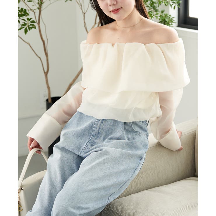 完売カラー再販/SALON by Chico】フラワーレースオフショルブラウス | Chico(チコ)レディース | PAL  CLOSET(パルクローゼット) - パルグループ公式ファッション通販サイト