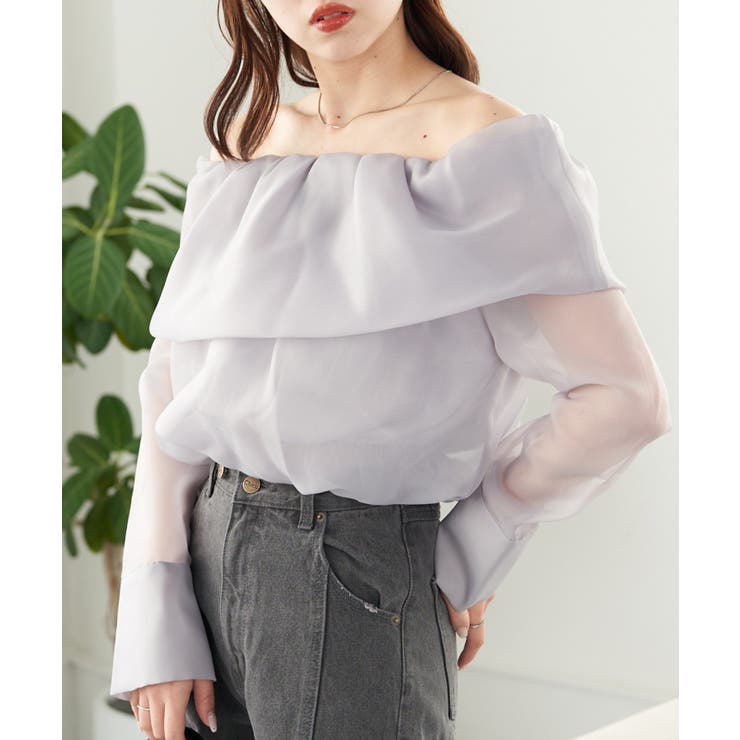 Chico（チコ）の「【完売カラー再販/SALON by Chico】フラワーレースオフショルブラウス（シャツ/ブラウス）」 - WEAR