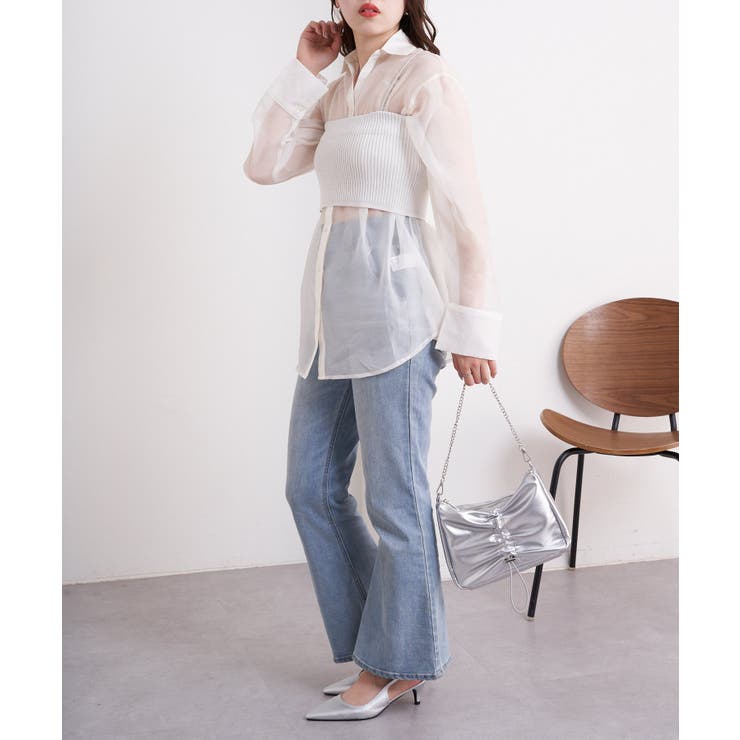 セットアイテム】ビスチェレイヤードシャツ | Chico(チコ)レディース | PAL CLOSET(パルクローゼット) -  パルグループ公式ファッション通販サイト