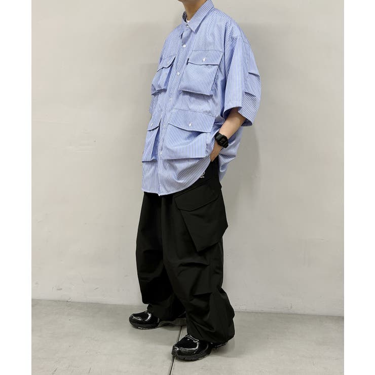 【新品タグ付き】Gajess ビッグシャツ 3 TACK G-JAN | OUTER/JACKET | JUZU store | ジュズストア