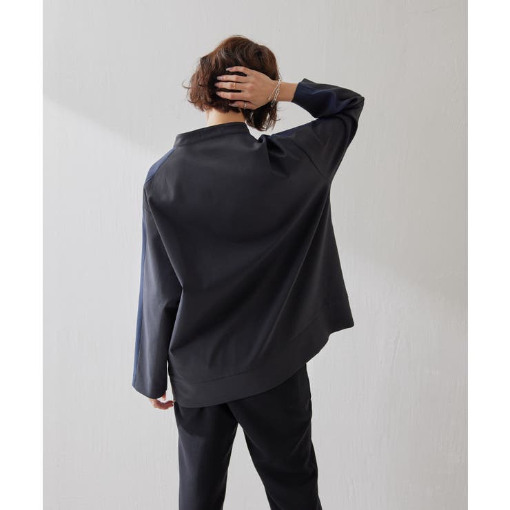 イア パピヨネ ear PAPILLONNER ハーフボタンライントップス【SUM1 STYLE】 （BK） -アウトレット通販 ロコレット  (LOCOLET)
