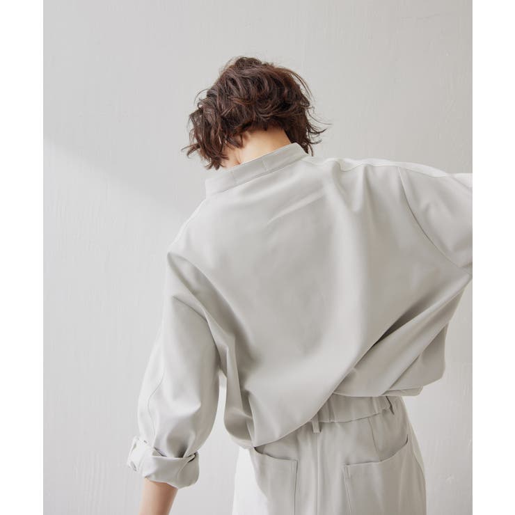 ear PAPILLONNER】ハーフボタンライントップス【SUM1 STYL…[品番 