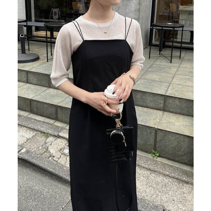 美品◇CAPRICIEUX LE'MAGE バックストラップキャミワンピース CAPRICIEUX LE'MAGE - CAPRICIEUX LE'MAGE / バックストラップ