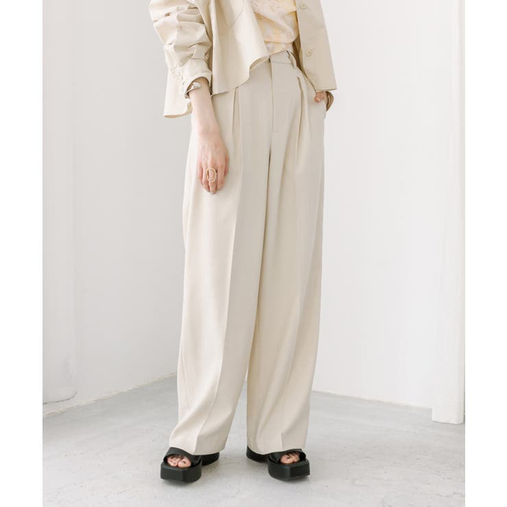 mystic パンツ リングタックパンツ レディース : ZOZOTOWN Yahoo