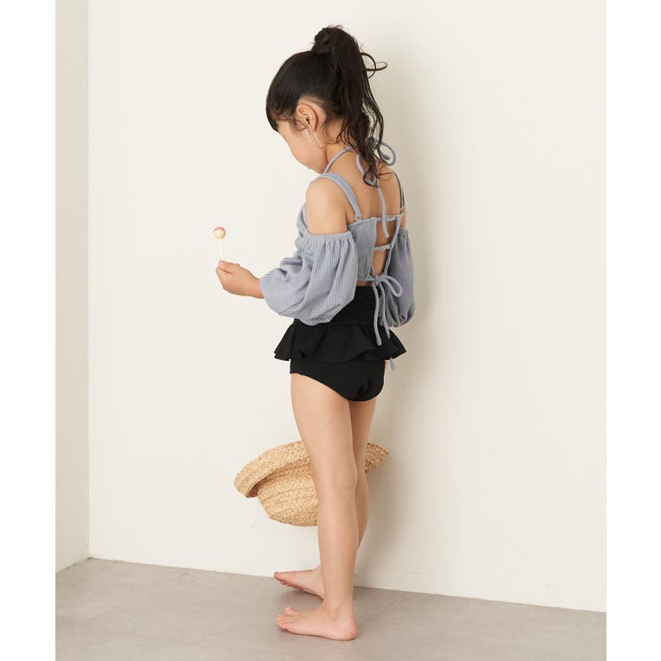 Chico】Kids オフショルシャーリングTOPS[品番：PALW0003204