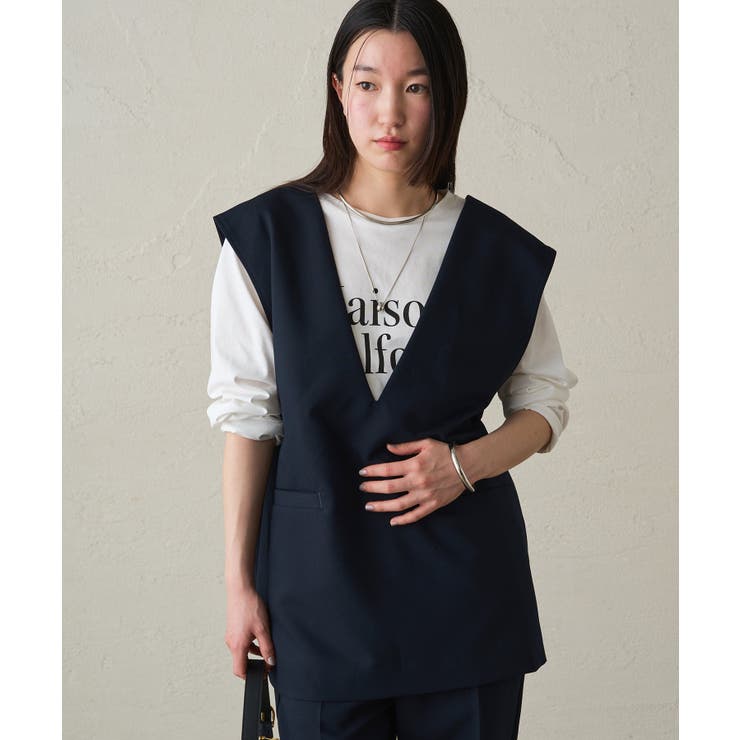 ラウンジドレス　ベスト LOUNGEDRESS（ラウンジドレス）の「レザーベスト（ベスト）」 - WEAR