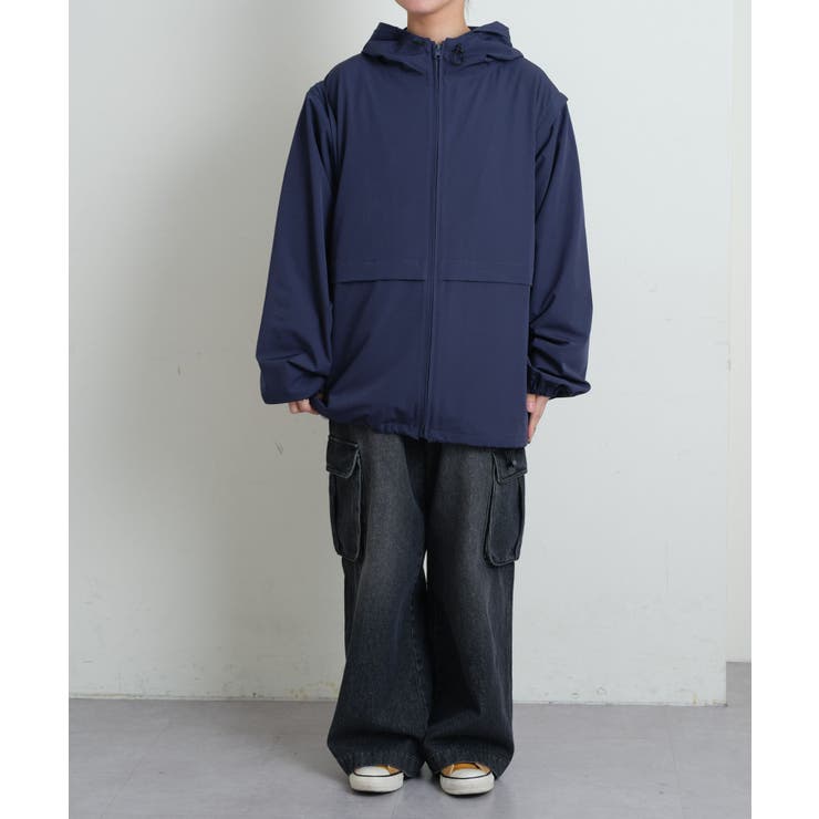 CIAOPANIC TYPY】2wayストレッチzipupフーディ[品番