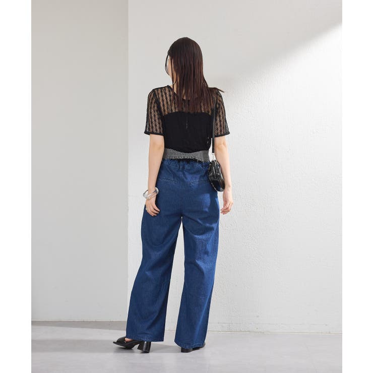 ユニセックス】デニムワイドカーゴパンツ｜ファッション通販の