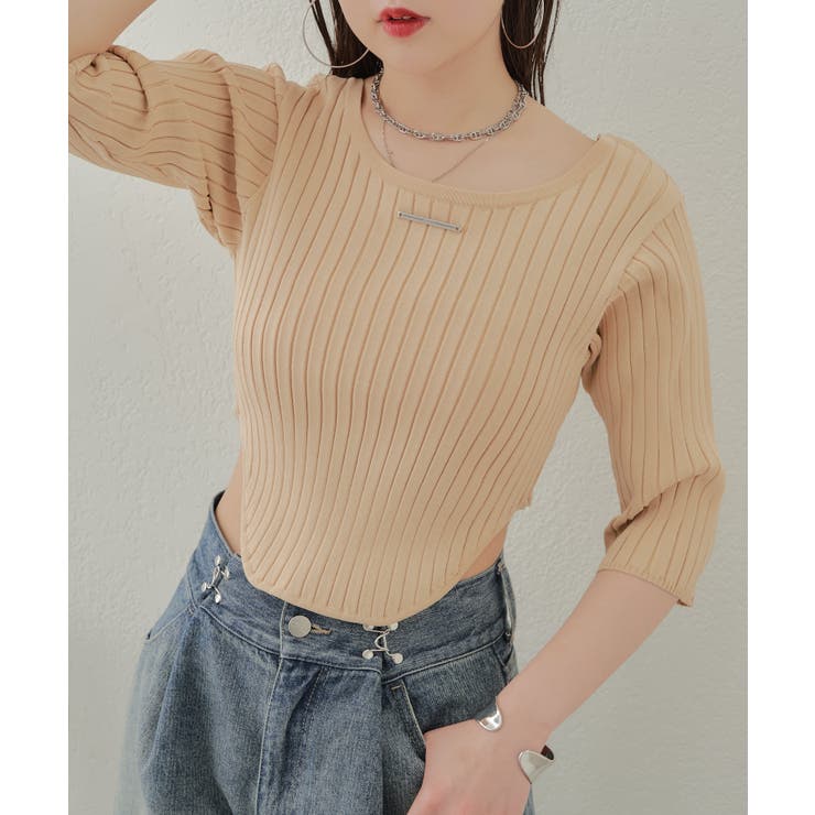 Chico】トタンラウンドプレートチビKNIT[品番：PALW0003391