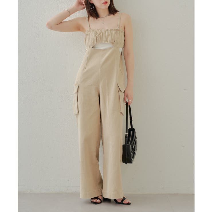 chanchanNixnut 22AW サロペット (92) フロントZIPサロペット | ONE PIECE,オールインワン | LOWY BY