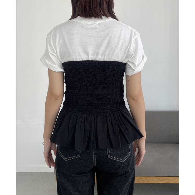 カプリシュレマージュ ペプラムビスチェ 着回し力抜群！セットアイテム】インナーSETペプラムビスチェ