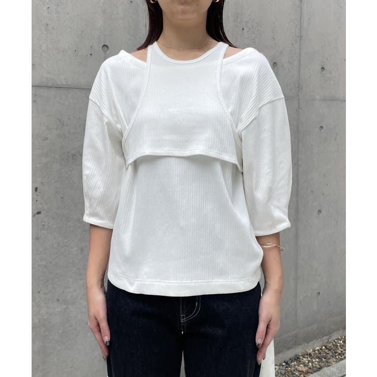 【CAPRICIEUX LE'MAGE】アメスリSETリブT[品番：PALW0003422]｜PAL GROUP  OUTLET（パルグループアウトレット）のレディースファッション通販｜SHOPLIST（ショップリスト）