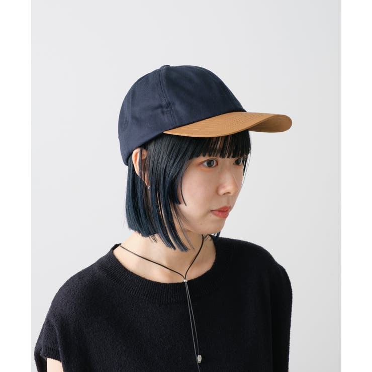 NVY/CML | 【Kastane】TWO TONE BASEBALL CAP | PAL GROUP OUTLET