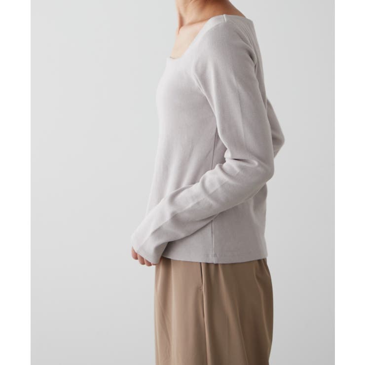 【earthy_】リブカップ付きスクエアロンT | PAL GROUP OUTLET | 詳細画像4 