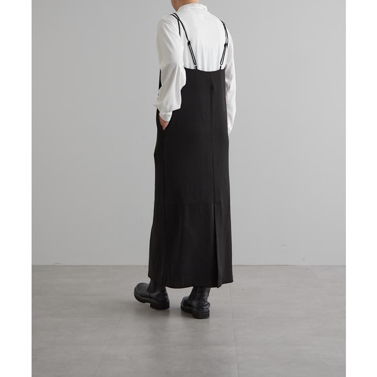 【earthy_】リサイクルサテンキャミワンピース | PAL GROUP OUTLET | 詳細画像5 