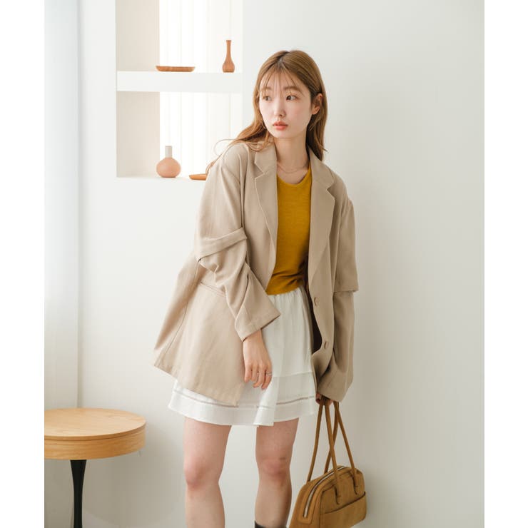 【Kastane】カットアウトジャケット | PAL GROUP OUTLET | 詳細画像5 