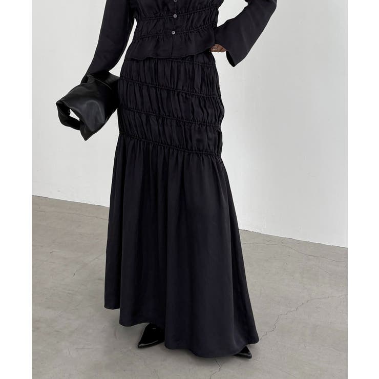 NAVY | 【CAPRICIEUX LE'MAGE】WASHキュプラSK | PAL GROUP OUTLET