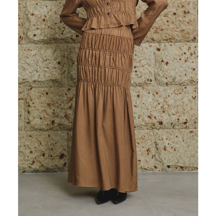 CAMEL | 【CAPRICIEUX LE'MAGE】WASHキュプラSK | PAL GROUP OUTLET