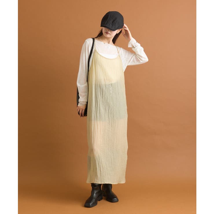 BEI | 【mystic】シアーキャミワンピース | PAL GROUP OUTLET