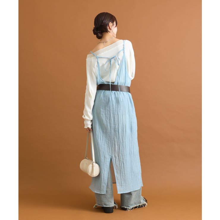 BLU | 【mystic】シアーキャミワンピース | PAL GROUP OUTLET