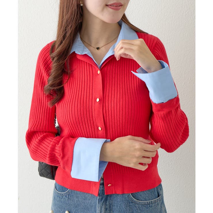 【La boutique BonBon】布帛ドッキングアンゴラタッチリブ… | PAL GROUP OUTLET | 詳細画像7 