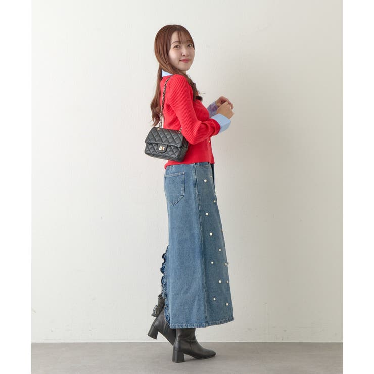 【La boutique BonBon】布帛ドッキングアンゴラタッチリブ… | PAL GROUP OUTLET | 詳細画像2 