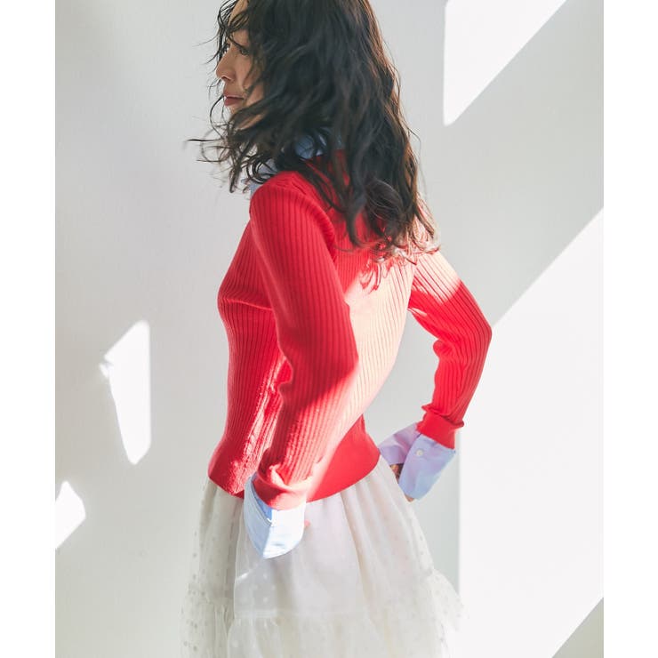 【La boutique BonBon】布帛ドッキングアンゴラタッチリブ… | PAL GROUP OUTLET | 詳細画像13 