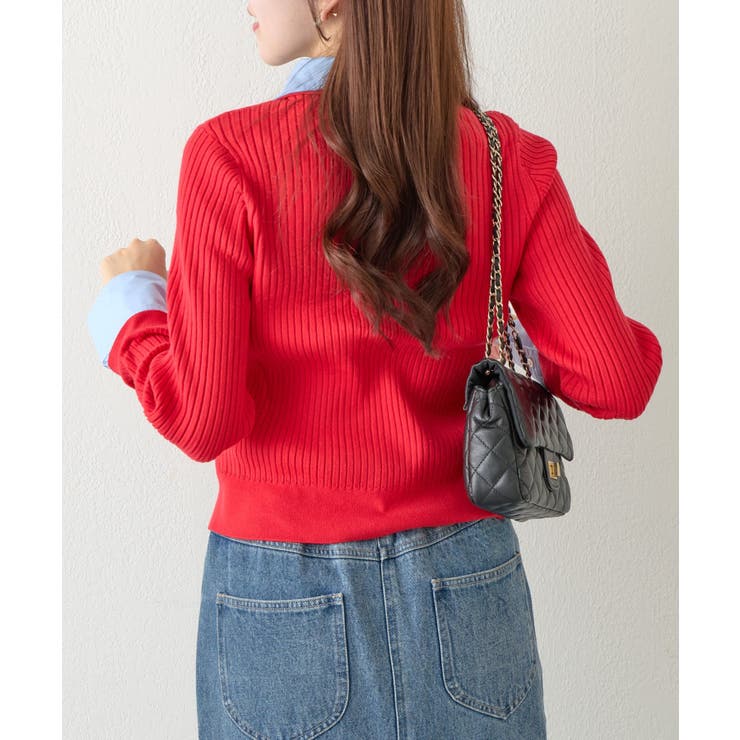 【La boutique BonBon】布帛ドッキングアンゴラタッチリブ… | PAL GROUP OUTLET | 詳細画像6 
