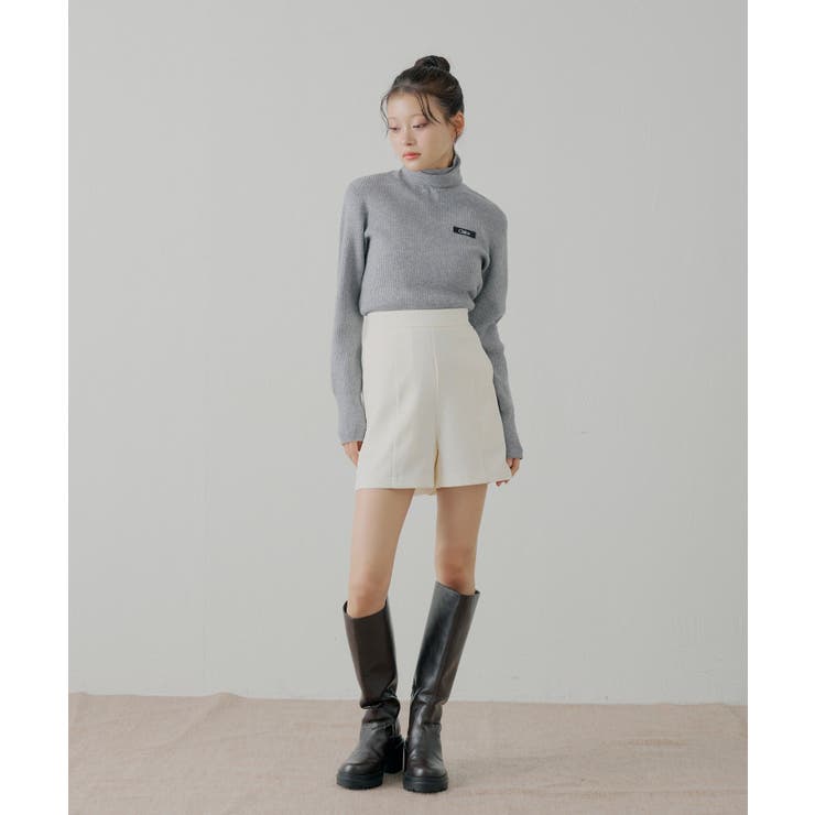 【Chico】リボンラップSK+スラックスハーフPT | PAL GROUP OUTLET | 詳細画像4 