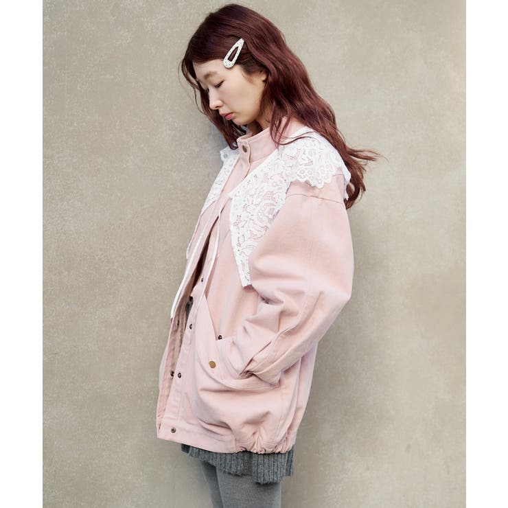 【Kastane】カラーツイルレース付きジャケット | PAL GROUP OUTLET | 詳細画像31 