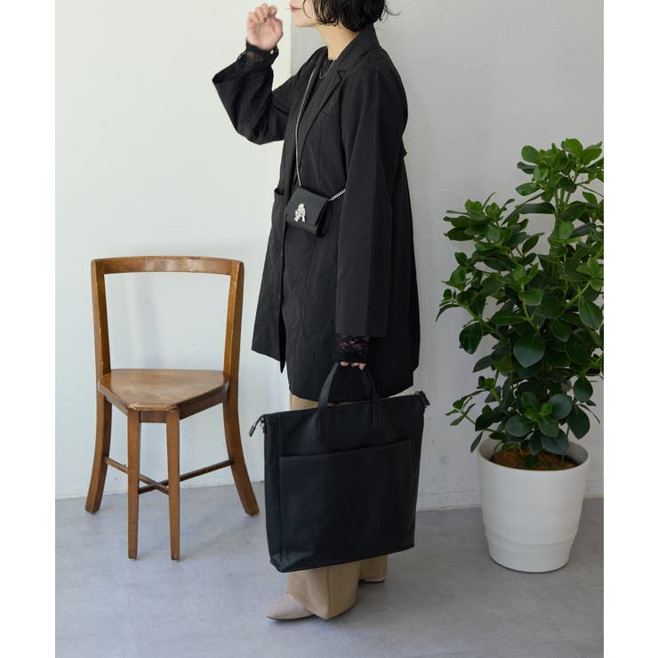 【ear PAPILLONNER】縦型トート L | PAL GROUP OUTLET | 詳細画像20 
