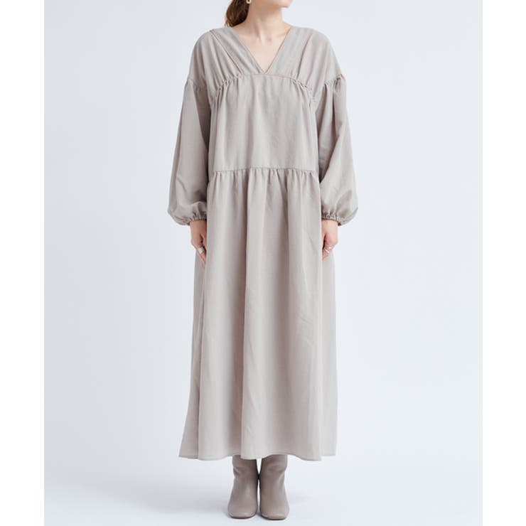 Doudou パイピングギャザーワンピース 品番 Palw Pal Group Outlet パルグループアウトレット のレディースファッション通販 Shoplist ショップリスト