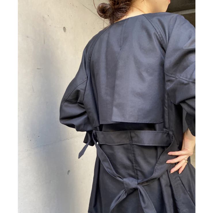 CAPRICIEUX LE'MAGE】ノーカラートレンチ[品番：PALW0000156