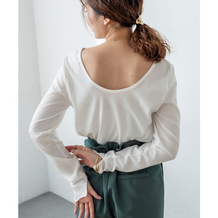 mystic】背中開きメロウロングTシャツ[品番：PALW0000591]｜PAL