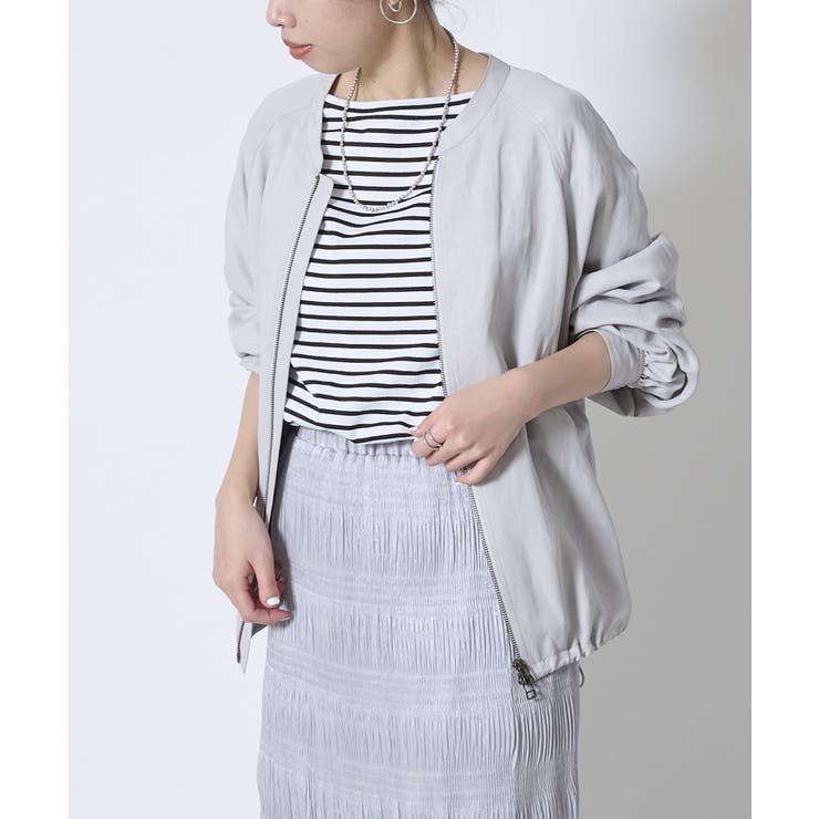 Doudou サテンブルゾン 品番 Palw Pal Group Outlet パルグループアウトレット のレディース ファッション通販 Shoplist ショップリスト