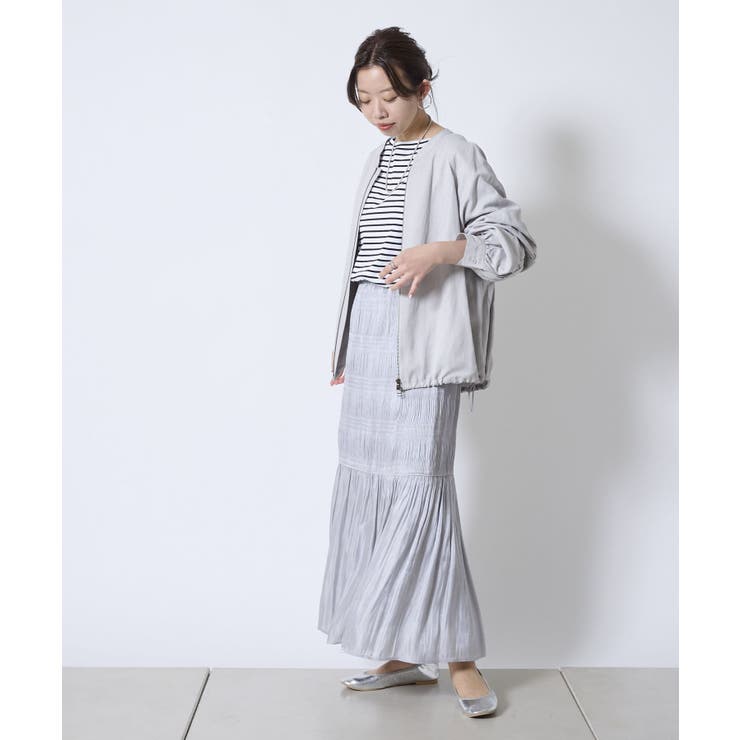 DouDou】サテンブルゾン[品番：PALW0000449]｜PAL GROUP OUTLET（パル